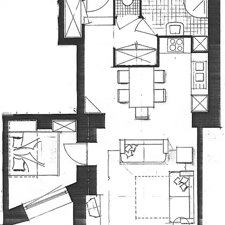 Apartament 1550 - Veritable Aux Pieds - Les Tovets T2 - 47m2 - 4p