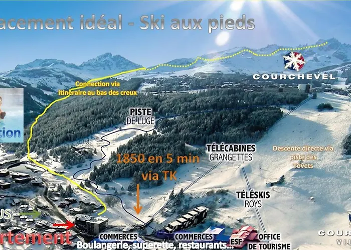 1550 - Veritable Aux Pieds - Les Tovets T2 - 47m2 - 4p Διαμέρισμα